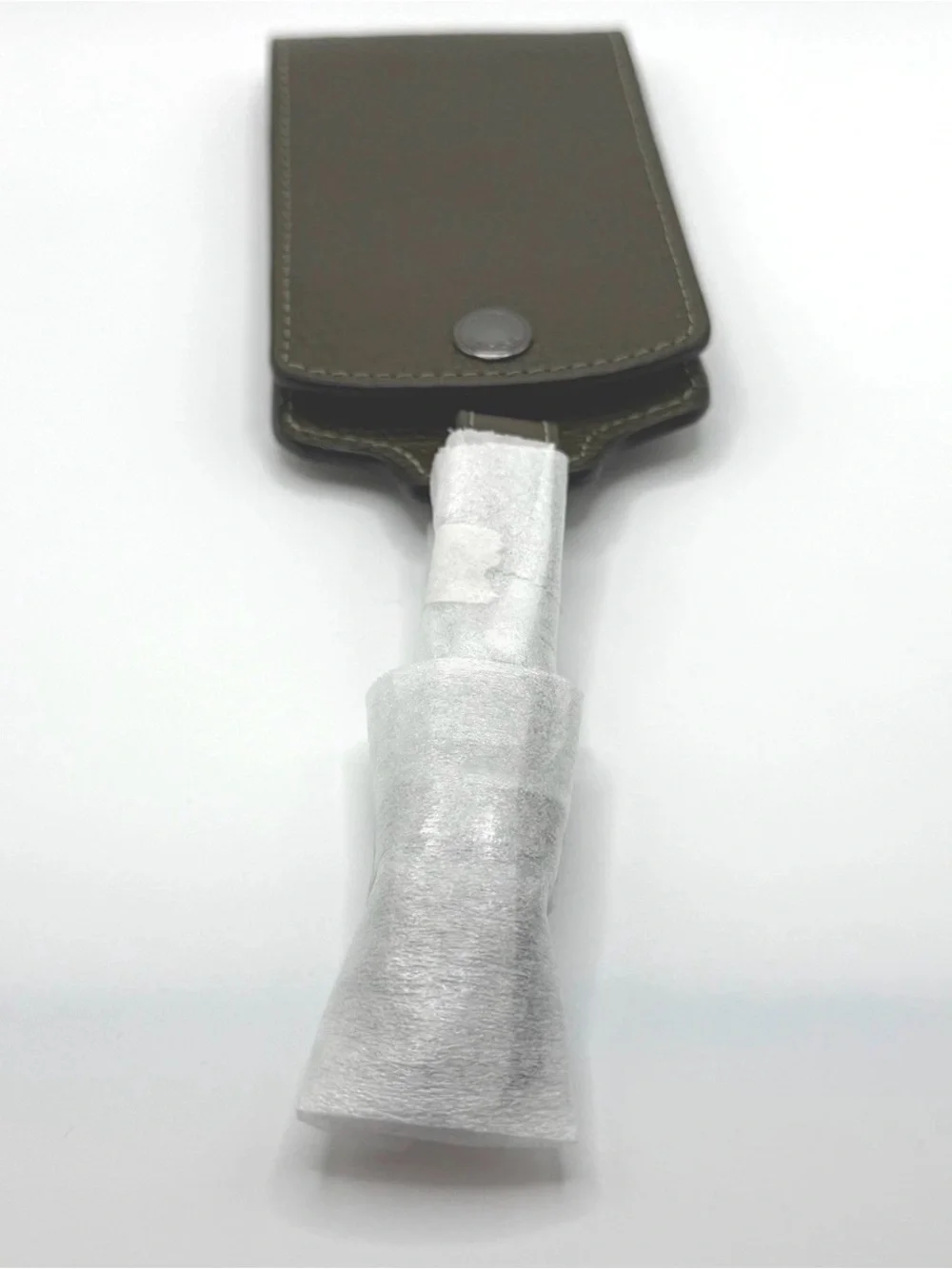 Coach C5766 Cargo Green Pebbled Leather Luggage Tag Travel ID Holder NWT